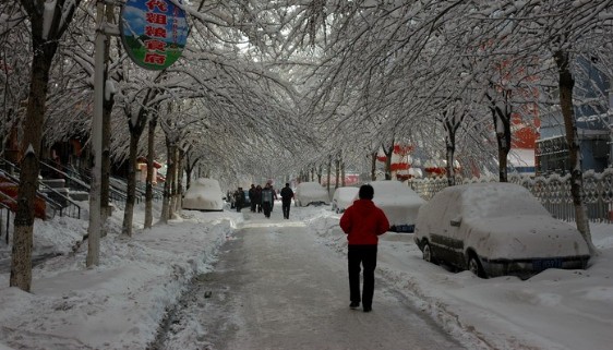 辽宁本溪雪景